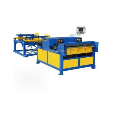 China Air duct processing factory Computerized metal frame leveling and beading ductwork machine for wind pipe production line II for sale