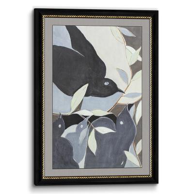 China Abstract Nest 3D Giclee printed tracing texture that looks like hand painted oil art paintings for sale