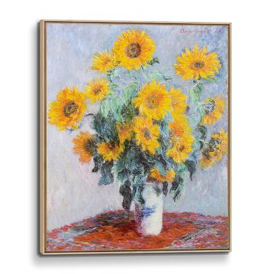 China Classic Bouquet of Sunflower 3D Giclee Printabstract Wall Canvas Oil Painting for Living Room, Modern Home Office Decor Artwork Wall Art for sale