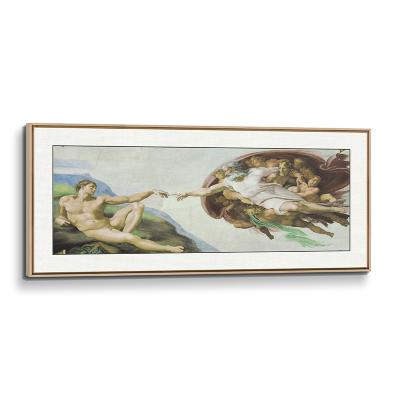 China Classic The Creation Of Adam By Michael Angelo 3D Giclee Print Abstract Canvas Oil Painting For Living Room,Famous Painting Headquarters for sale