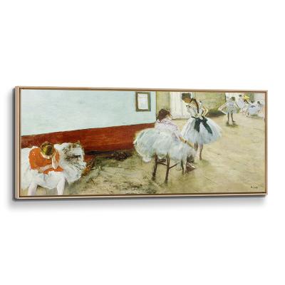 China Classical The Dance Lesson By Edgar Degas 3D Giclee Print Abstract Canvas Oil Painting For Living Room Painting Famous Headquarters Wallart for sale