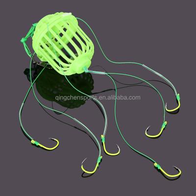 China Fluorescent Hook Fish Lantern Bait With Anti Barb Winding Explosion Hook Fishing Bait Hook Fishing Gear Accessories for sale