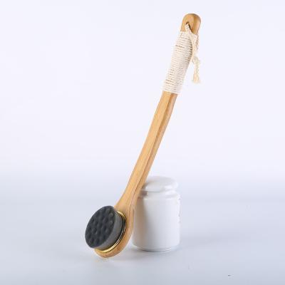 China All Natural Guaranteed Quality Exfoliating Skin and Brush Head PBT Synthetic Fiber Hair Bath Brush for sale