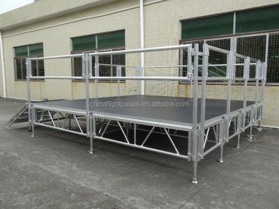 China Folding And Lightweight High Quality Aluminum Portable Theater Stage For Outdoor And Indoor Use for sale