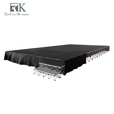 China Any Events 2019 RK Stage Aluminum Frame Movable Aluminum Event Stage for sale