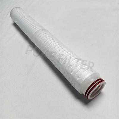 Chine Plié 0,2 microns PTFE pp arrosez le remplacement de cartouche d'élément filtrant à vendre