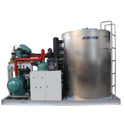 China Food storage 60/40/30/20/10/5 ton flake ice machine 5 ton flake dye chemical cooling ice machine for sale