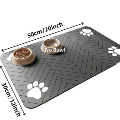 China Waterproof Pet Feeding Mat - No More Messy Floors! Quick-Dry Placemat for Dogs & Cats for sale