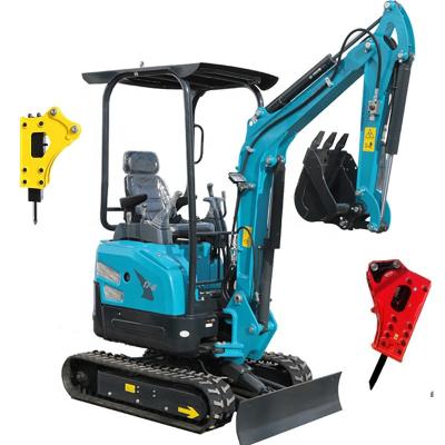 China CE EPA China Factory Small Hydraulic Excavators Mini Excavator 1ton 1.5ton 1.7ton Cheap Price Mini Farms Mini Excavator for sale