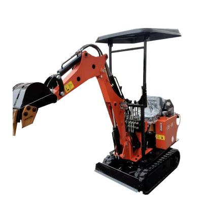 China Cheap Digging Farms Mini Excavator 0.8ton Machine Digger 800kgs Crawler Hydraulic Small Excavator for sale