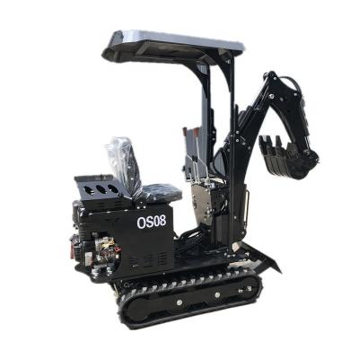 China Hot Selling Farms China EPA Mini Digger Chinese Engine 900kg Mini Excavator DE08 for sale