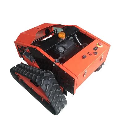 China Smart Remote Control 2-Stroke Lawn Mower Walking Remotely On Orchard Grassland Mini Lawn Mower for sale