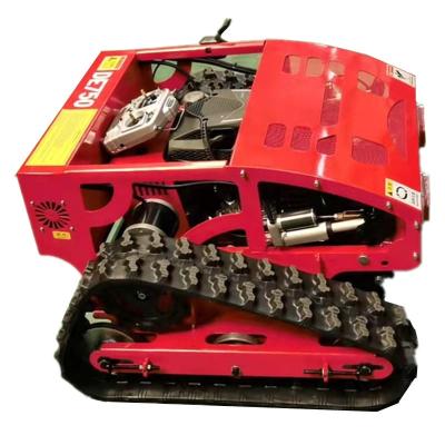 China 2-Stroke Crawler Mini Portable Wireless Remote Control Robot Lawn Mower for sale