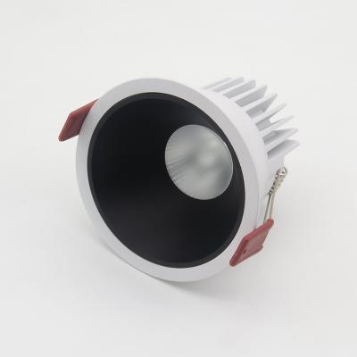 China Contemporary hot sale aluminum COB downlight 6w 10w 15w anti-glare led spotlight recessed for sale