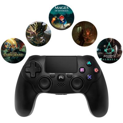 China With New Handbreak OEM Black Radio Connect Gamepad PS4 Joystick Game Controller Wireless BT PS4 Vibration Gamepad for sale