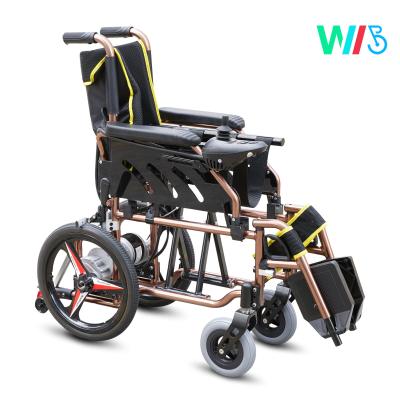 China Reasonable Price Lightweight Electric Power Safe Folding Wheelchair For Adult Disabled for sale