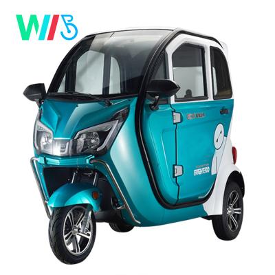 China 2021 New Passenger Peep Electric Car 3 Wheel Mini Electric Tricycles Cabin Scooter With EEC for sale