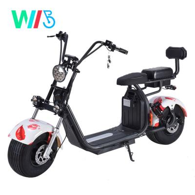 China Citycoco 1000W 1500W 2000W Europe Warehouse 2022 Unisex Electric Scooter With Fat Bike Tire for sale