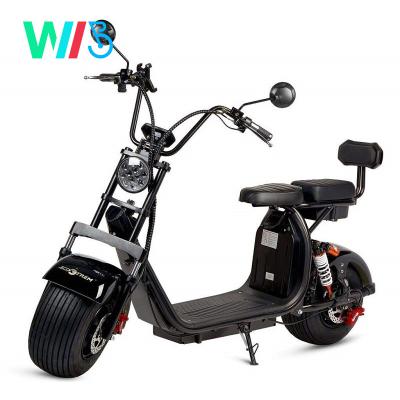 China Europe Warehouse Stock 1200w 1500w Unisex Cheap Electric Scooter Citycoco for sale