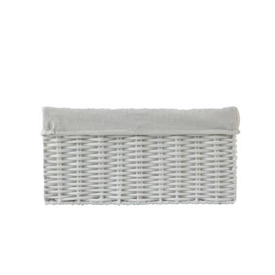 China New Design Minimalist Wholesale Hand & Woven Striped Wicker Basket for sale