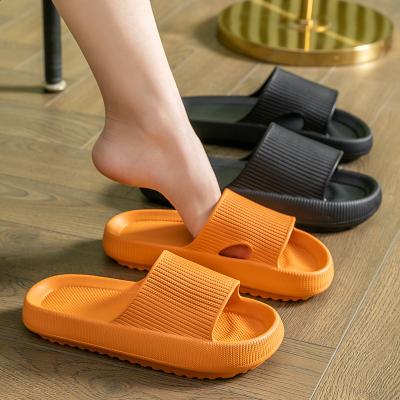 China 2021 Trend Fashion Women Slippers Ladies Single Thick Home Platform Flat Shoes Eva Living Room Indoor Slides Women Slippers for sale