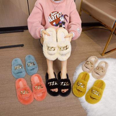 China Best price flat open suka slippers flat open suka winter girls heart drop ship fluffy slippers winter girls fashion fluffy slippers for women for sale