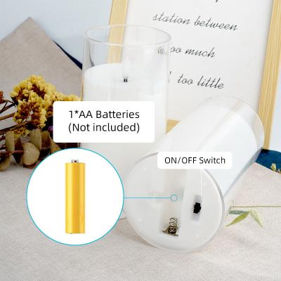 China Pillar LED Candela Velas electrónicas con control remoto Batería alimentada Iluminación sin llama Parpadeo en venta