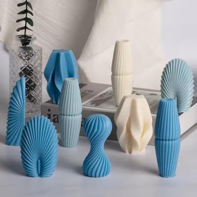 Cina Stampo in silicone per la fabbricazione di candele 3D Regali Decorazione Decorazione stile europeo Retro Stampi da forno in vendita