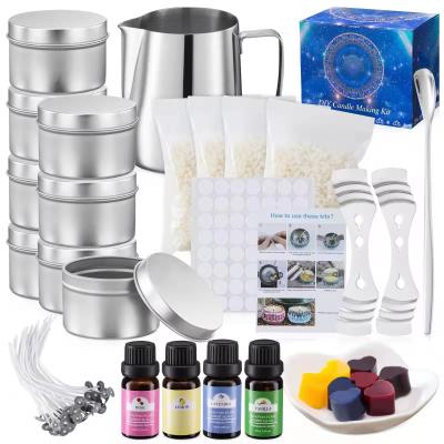 China Handmade Natural Party Gift Set Diy Candle Making Kit for sale