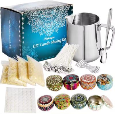 China Indoor Use Diy Scented Candle Making Kit With Different Wax Blends And Scents for sale