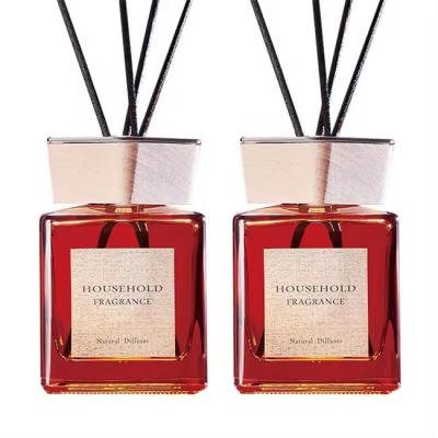 중국 500ml 맞춤 향수 유리 향수 병 Reed Diffuser Glass Flasks With Box 판매용