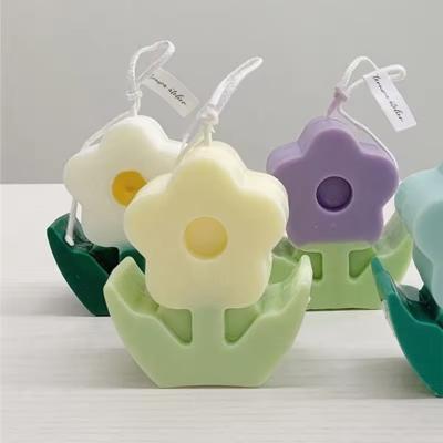 Cina Mall Flower Candle Mold Sapone Mould Mould Riutilizzabile Silicone in vendita