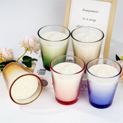 China Elegant Glass Jar Scented Candle Personalized for Home Decor Parties and Weddings zu verkaufen