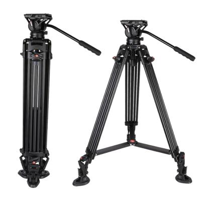 China Coman DX16Q5S PORTABLE Professional Aluminum DSLR Video Flexible Tripod With Liquid Ball Head Q5S for sale