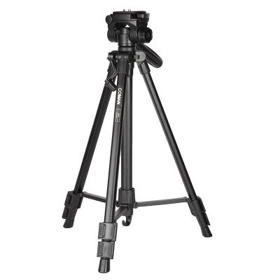 China OEM PORTABLE Professional Aluminum Live Streaming Photographic Handheld Camera Tripod for Digital Dslr Video Camera for sale