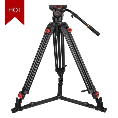 China Coman PORTABLE aluminum video support professional tripod for camera in high quality DF26Q7 for sale