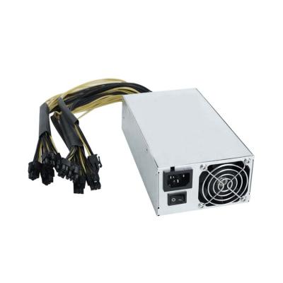 China Desktop Full Voltage 2000W Multichannel Power Supply Graphics Card Power Supply 110-240V Voltage for sale