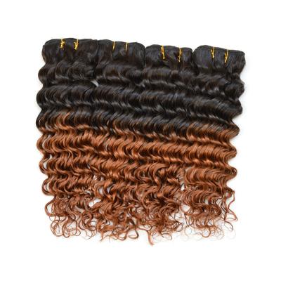 China Wholesale Deep Wave 3 Bundles Deep Wave Hair With Closure 1b/30 Ombre 30 Deep Wave Hair Closure for sale