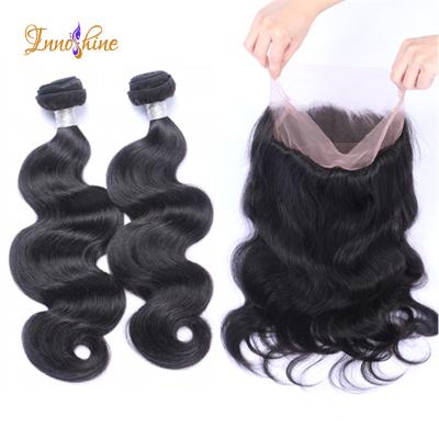 China Unprocessed 360 Body Wave Lace Headband With Bundles Brazilian Body Wave Wig 360 Lace Headband for sale