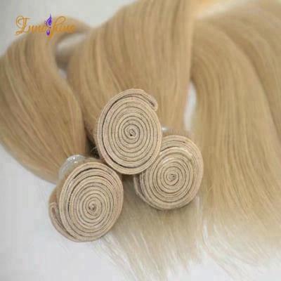 China Wholesale 100% Silky Straight Hair Extensions Original Brazilian Blonde Weave Silky Straight 613 Hair Weaving for sale