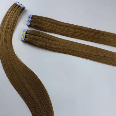 China Silky Straight Brazilian Natural Hair Extensions Straight Tape In Hair Extensions for sale