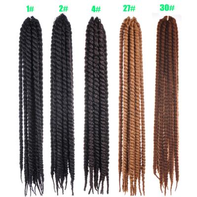 China Synthetic Crochet Twist Hair Havana Twist Hair Braiding Hair for Africa Women 613 twist brdiding hair for sale