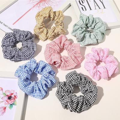 China Trendy Hair Scrunchies Wrap Polyester Elastic Hair Bands Ropes For Women Girls Hair Accessories for sale