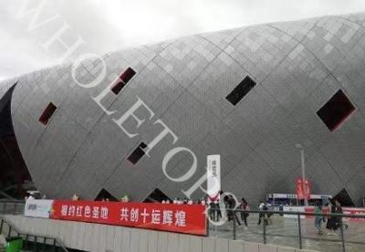 China painel de alumínio do favo de mel da espessura 5005 de 14mm para o estádio à venda