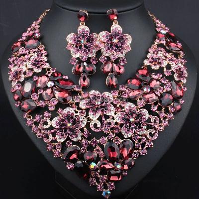 China Trendy/Lastest Fashion Gold Design African Jewelry Sets, Crystal Jewelry Set African Jewelry Sets for sale