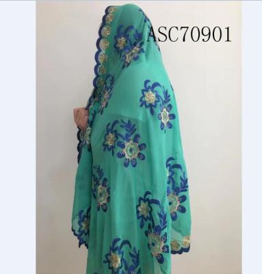 China Wholesale Fashion Net Cheap Price Chiffon Good Quality ASC70901 Muslim Shawl Scarf for sale