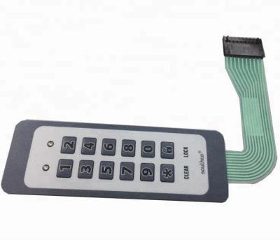 China Custom Push Button Home Appliance Tactile Membrane Keypad Waterproof Membrane Switch for sale