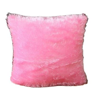 China Breathable Super Soft Home Chair Cushion China Customized Velvet Plush Cushion Cover Simple Boho for sale