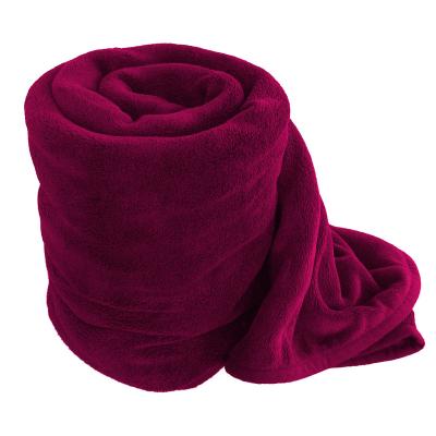 China Wholesale QUNYING COMPANY Anti-Bacteria Fleece Blanket, Cozy Coral Fleece Blanket Super Soft Plush Flannel Blanket For Bedding, Life, Dec for sale