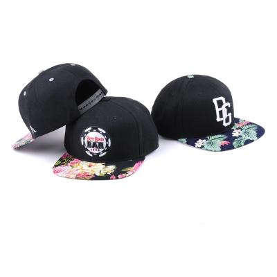 China JOINT Custom Printed 6 Panel Plain Snapback Hat for sale